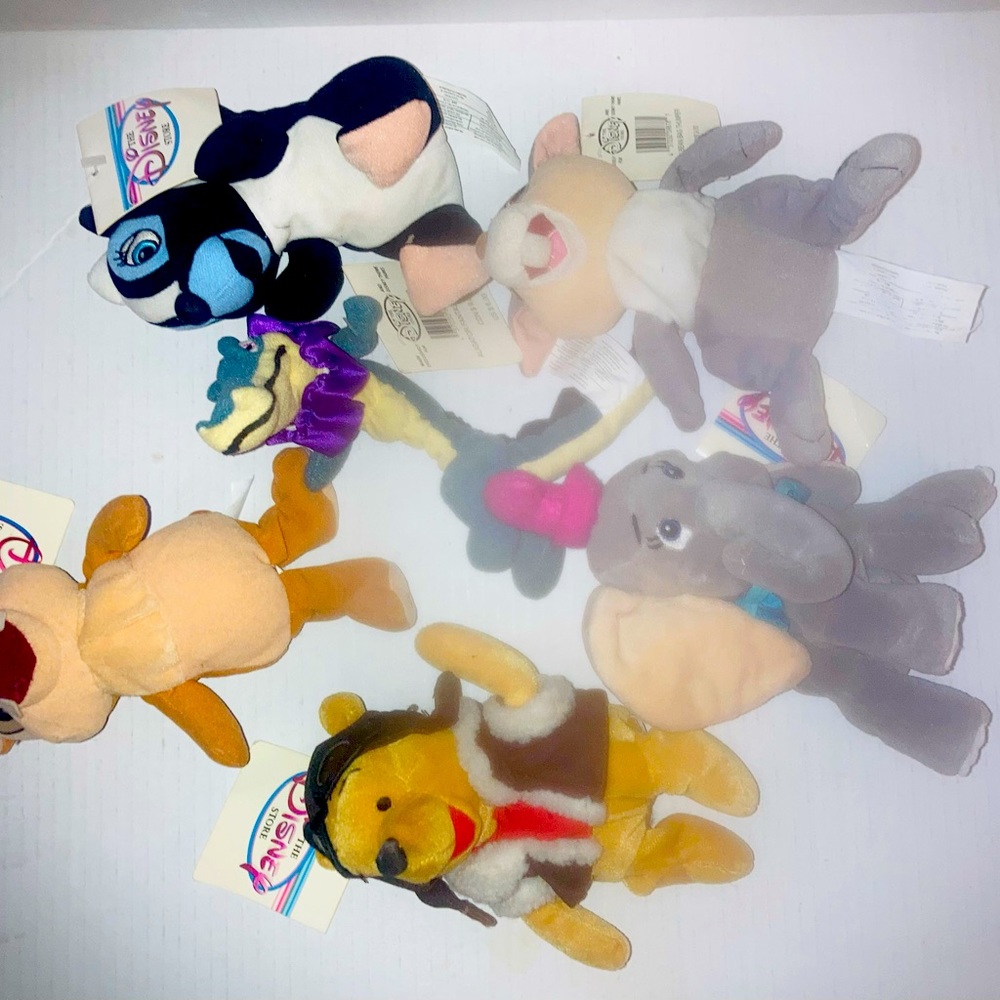 Disney 6” beanie plush with Tags 1990s